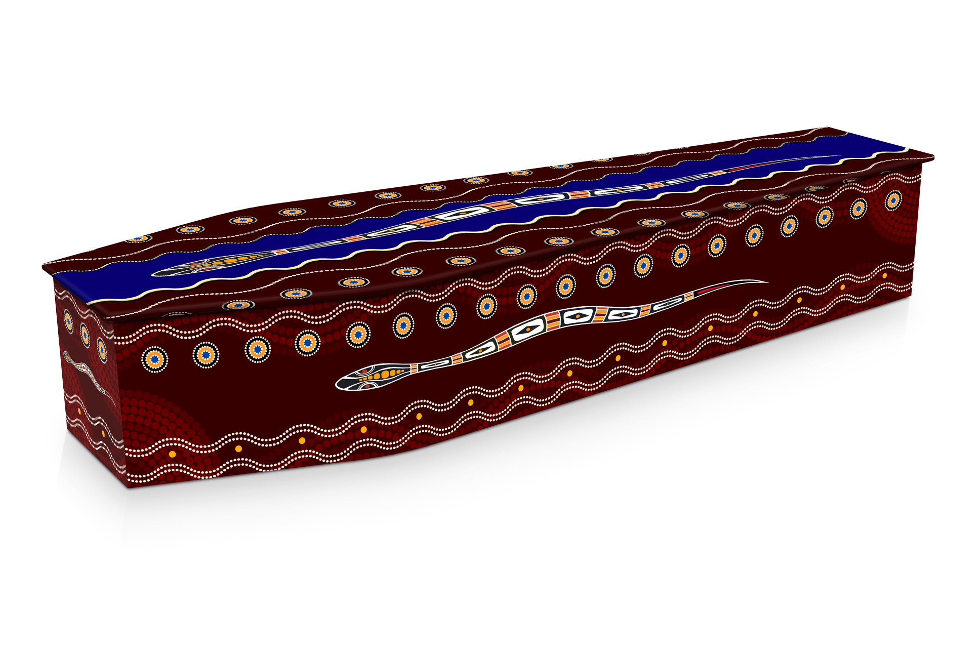 Banded Snake Dot Painting