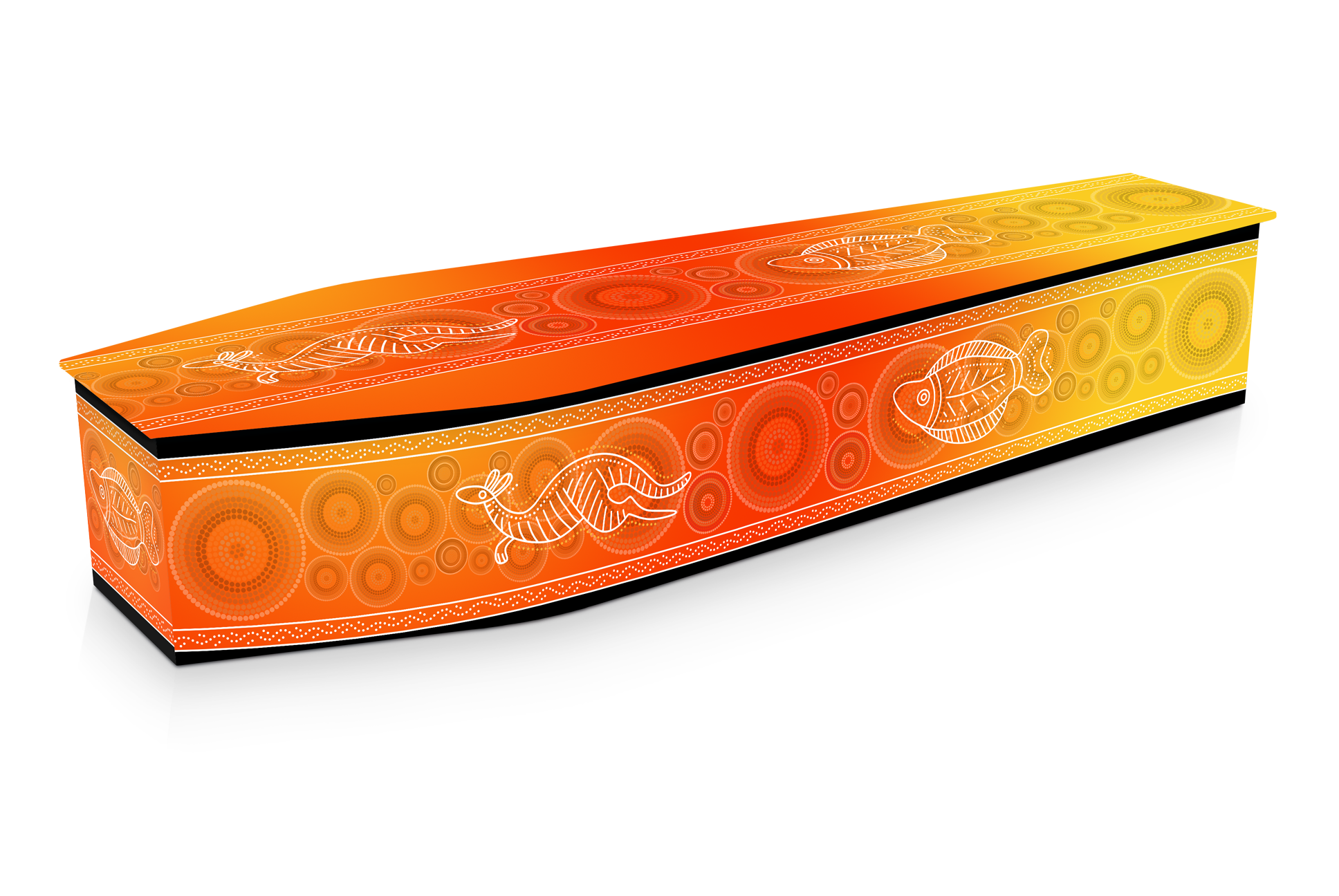 Kangaroo & Fish Dot Painting