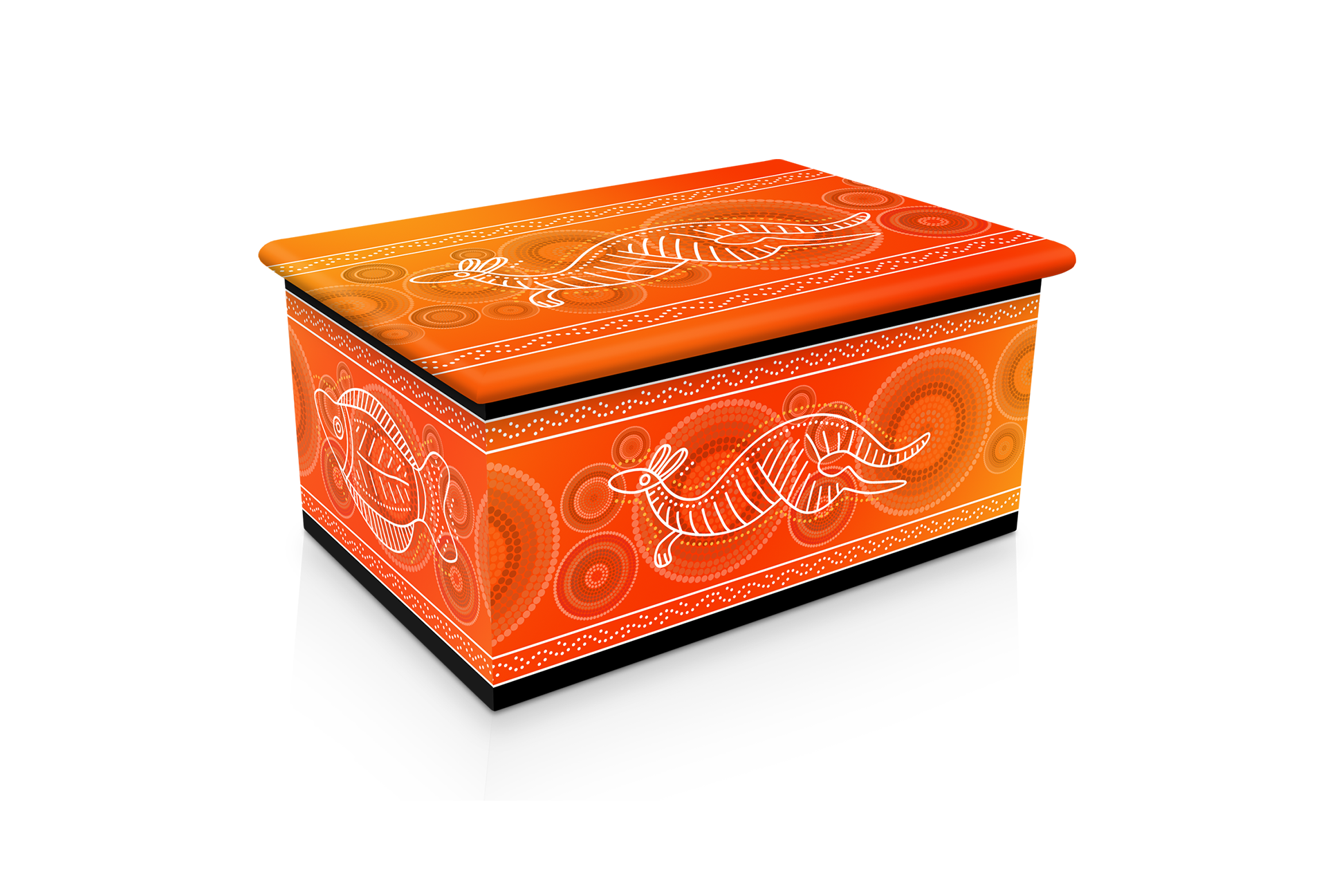 Kangaroo Fish Dot Painting